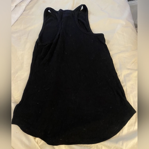 ✨Spiritual Gangster✨ Black Racer Back Stretch Tank Top with Gold Graphic - Picture 4 of 6